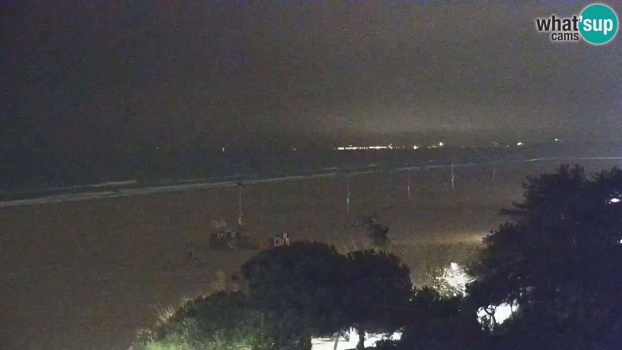 Web kamera Bibione plaža – pogled sa Ashanti ApartHotela