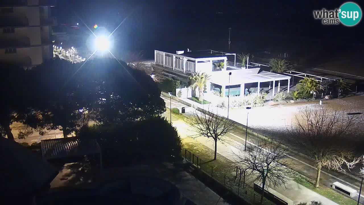Webcam en vivo playa Bibione – vista desde Ashanti ApartHotel