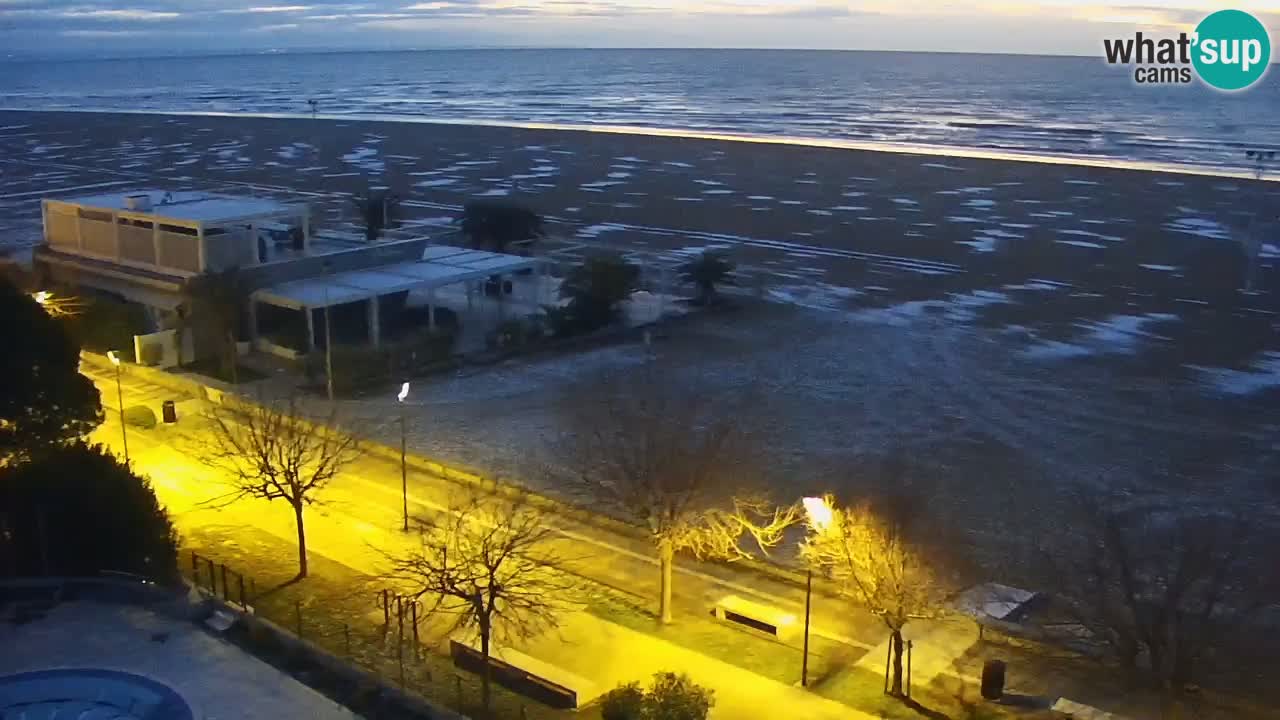 Web kamera Bibione plaža – pogled sa Ashanti ApartHotela