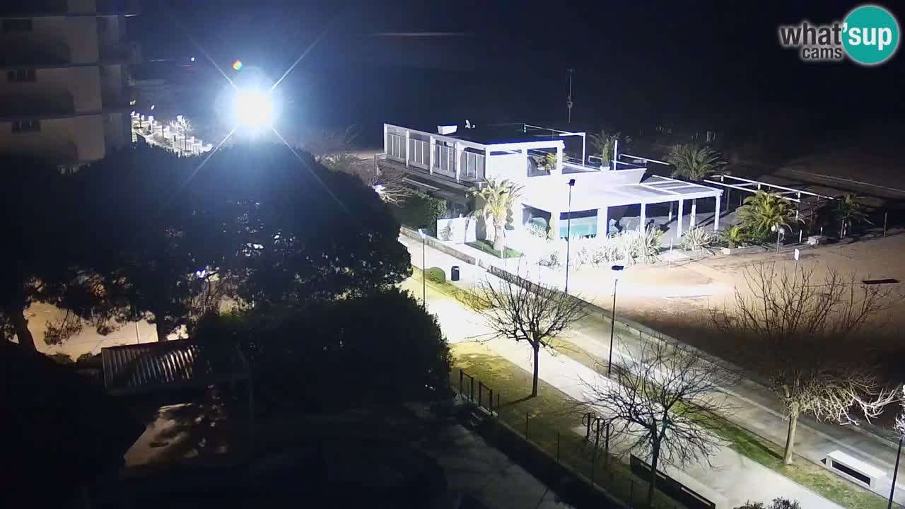 Webcam en direct plage de Bibione – vue depuis Ashanti ApartHotel