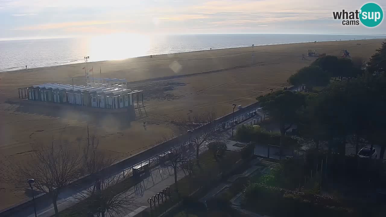 Web kamera Bibione plaža – pogled sa Ashanti ApartHotela