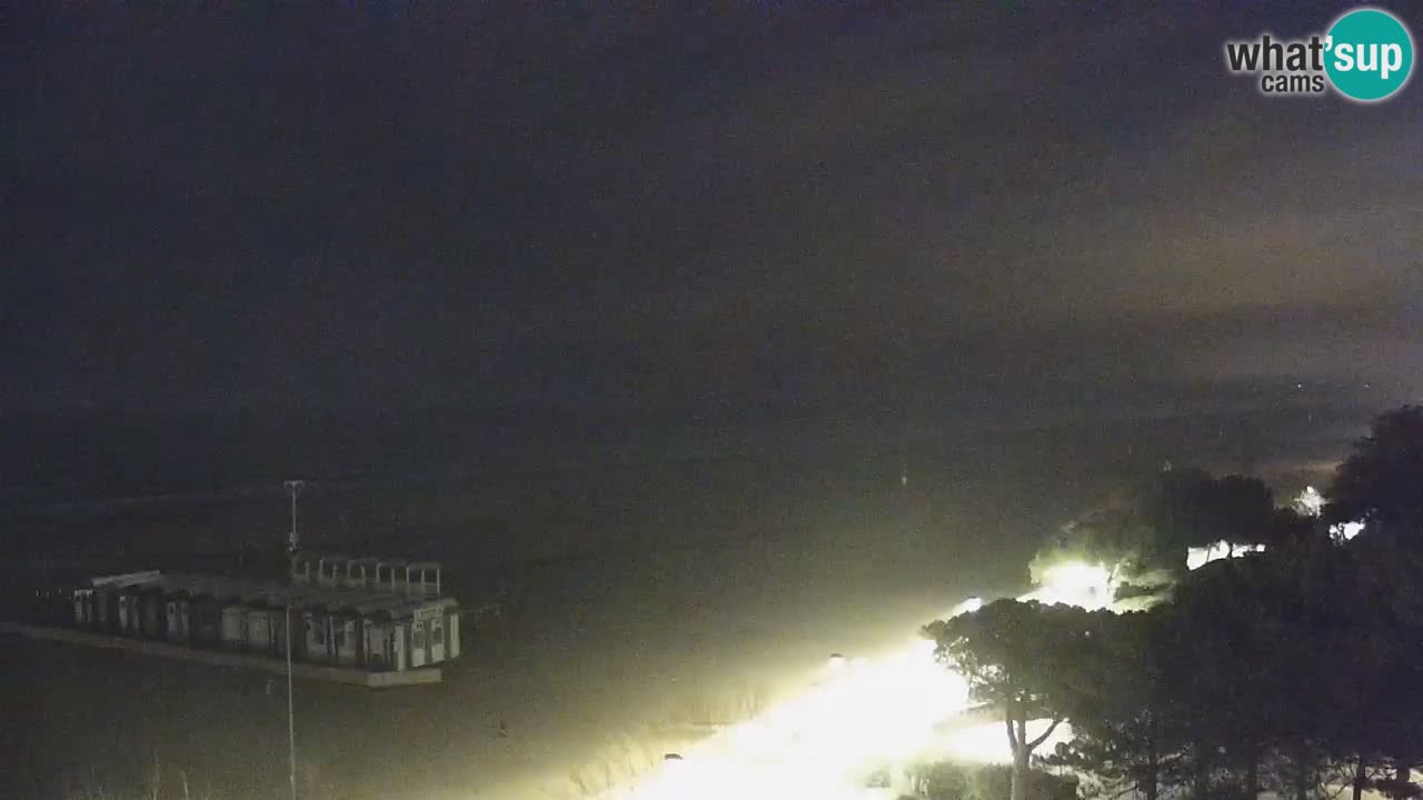 Webcam en direct plage de Bibione – vue depuis Ashanti ApartHotel