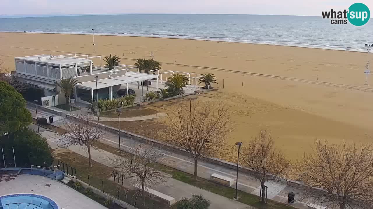 Webcam en vivo playa Bibione – vista desde Ashanti ApartHotel