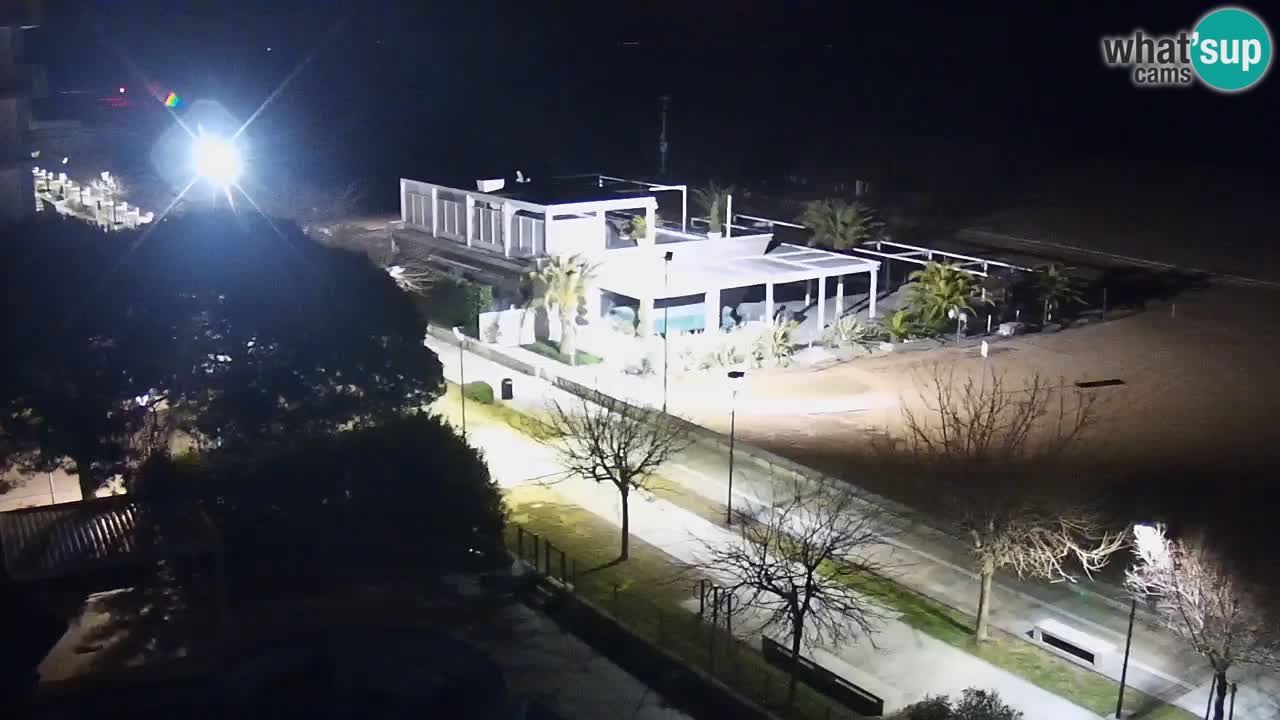 Webcam en vivo playa Bibione – vista desde Ashanti ApartHotel