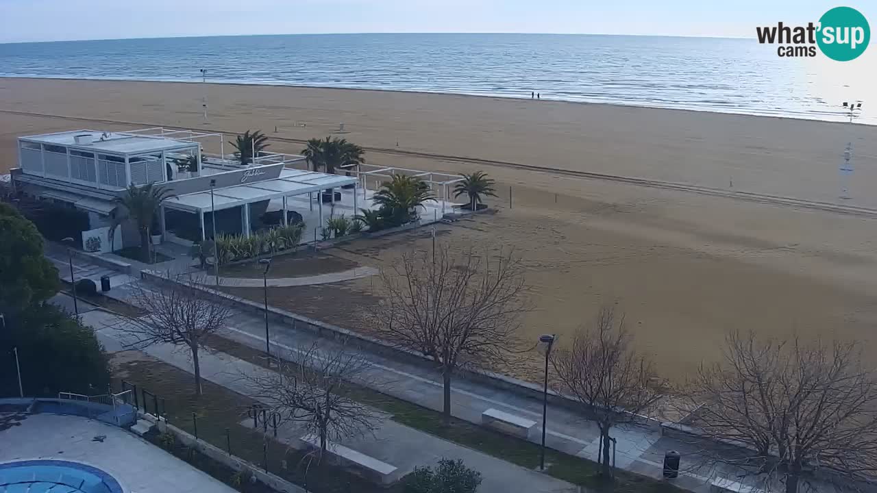 Webcam en direct plage de Bibione – vue depuis Ashanti ApartHotel