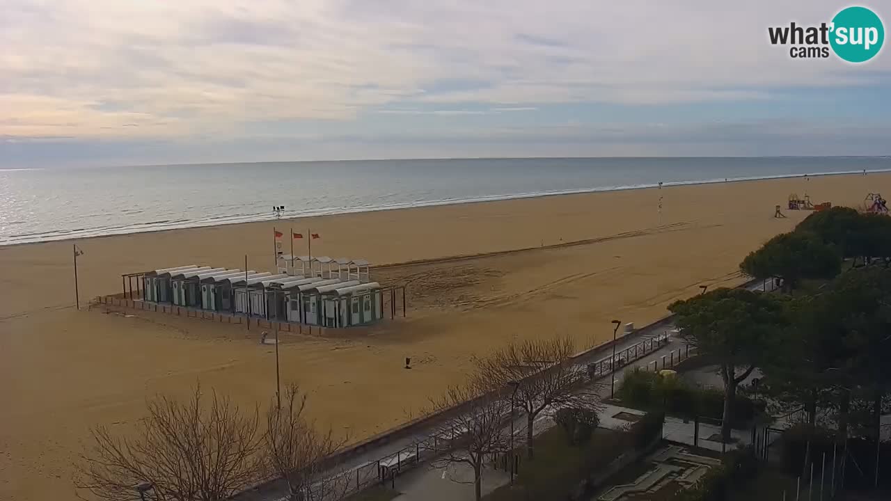 Webcam en vivo playa Bibione – vista desde Ashanti ApartHotel