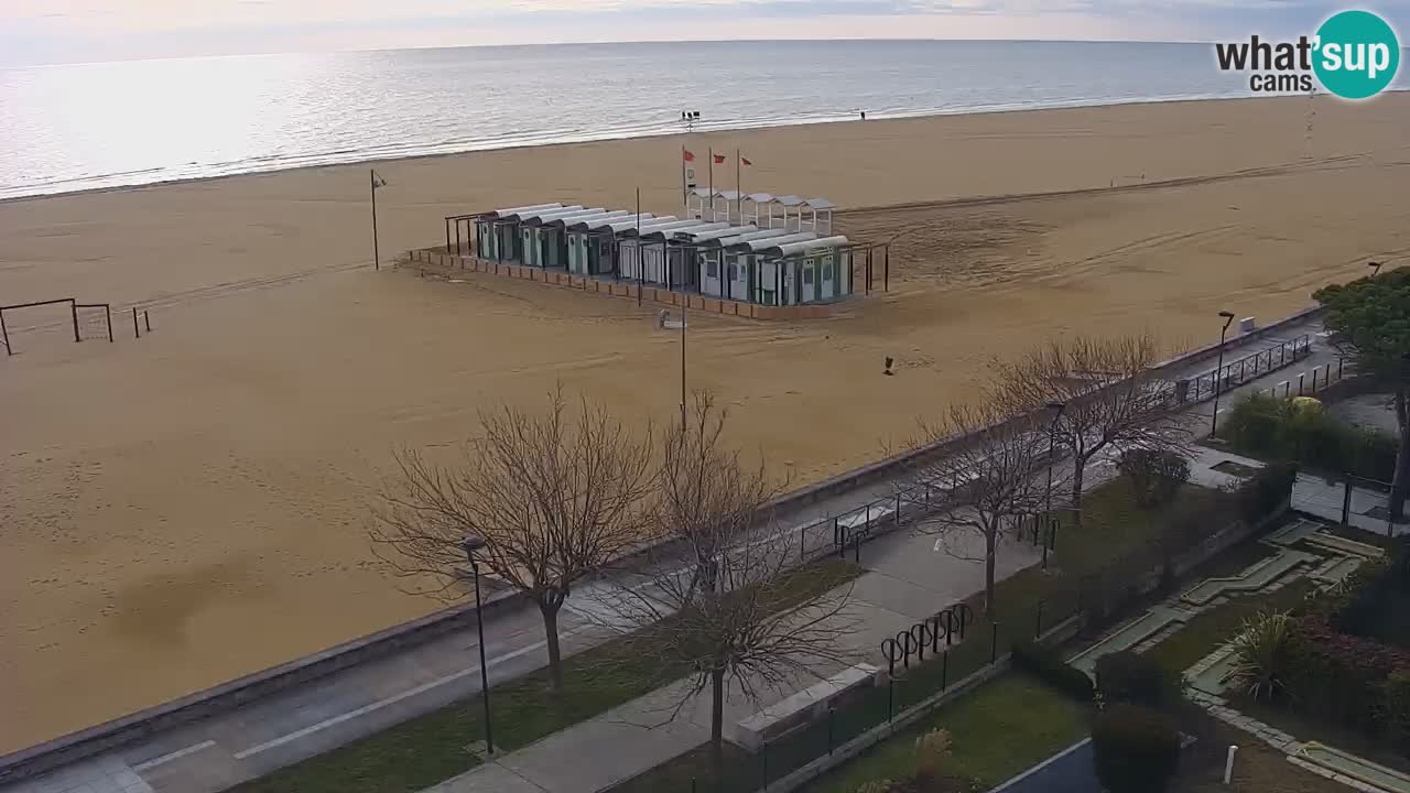 Web kamera Bibione plaža – pogled sa Ashanti ApartHotela