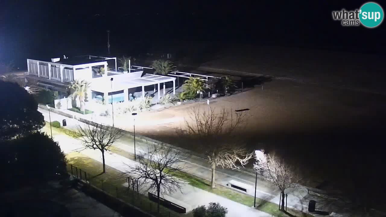 Webcam en vivo playa Bibione – vista desde Ashanti ApartHotel