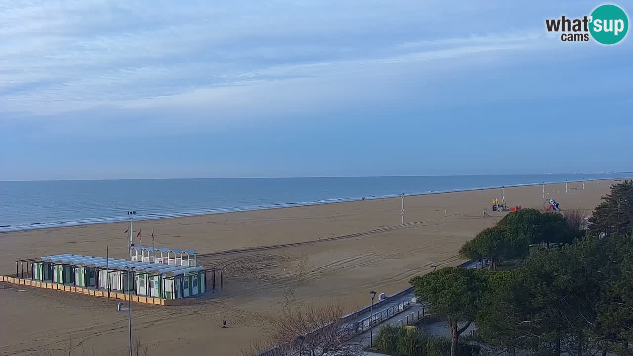 Webcam en direct plage de Bibione – vue depuis Ashanti ApartHotel