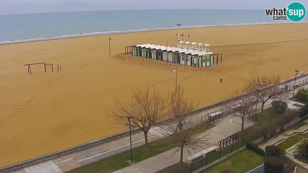 Webcam en vivo playa Bibione – vista desde Ashanti ApartHotel
