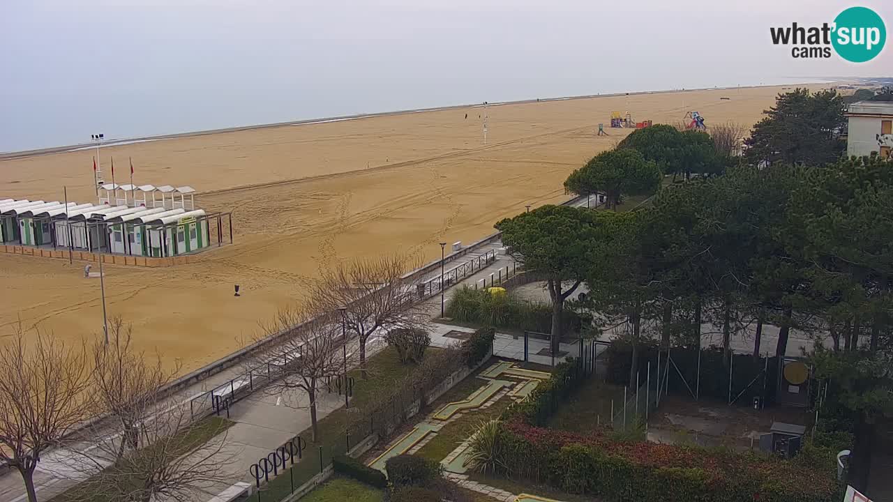 Webcam en direct plage de Bibione – vue depuis Ashanti ApartHotel