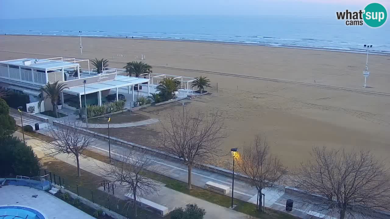 Webcam en vivo playa Bibione – vista desde Ashanti ApartHotel