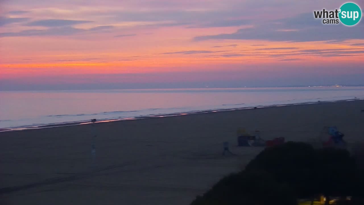 Webcam en direct plage de Bibione – vue depuis Ashanti ApartHotel