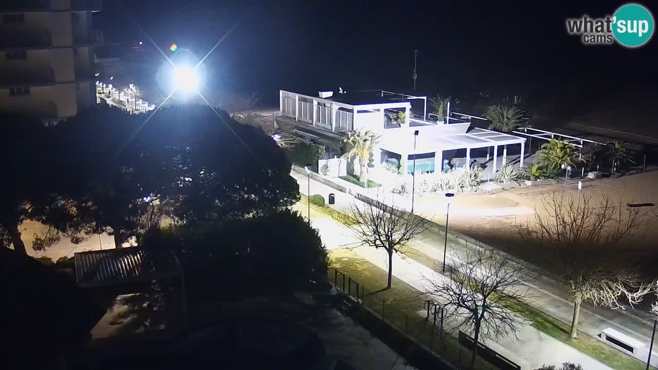 Webcam en vivo playa Bibione – vista desde Ashanti ApartHotel