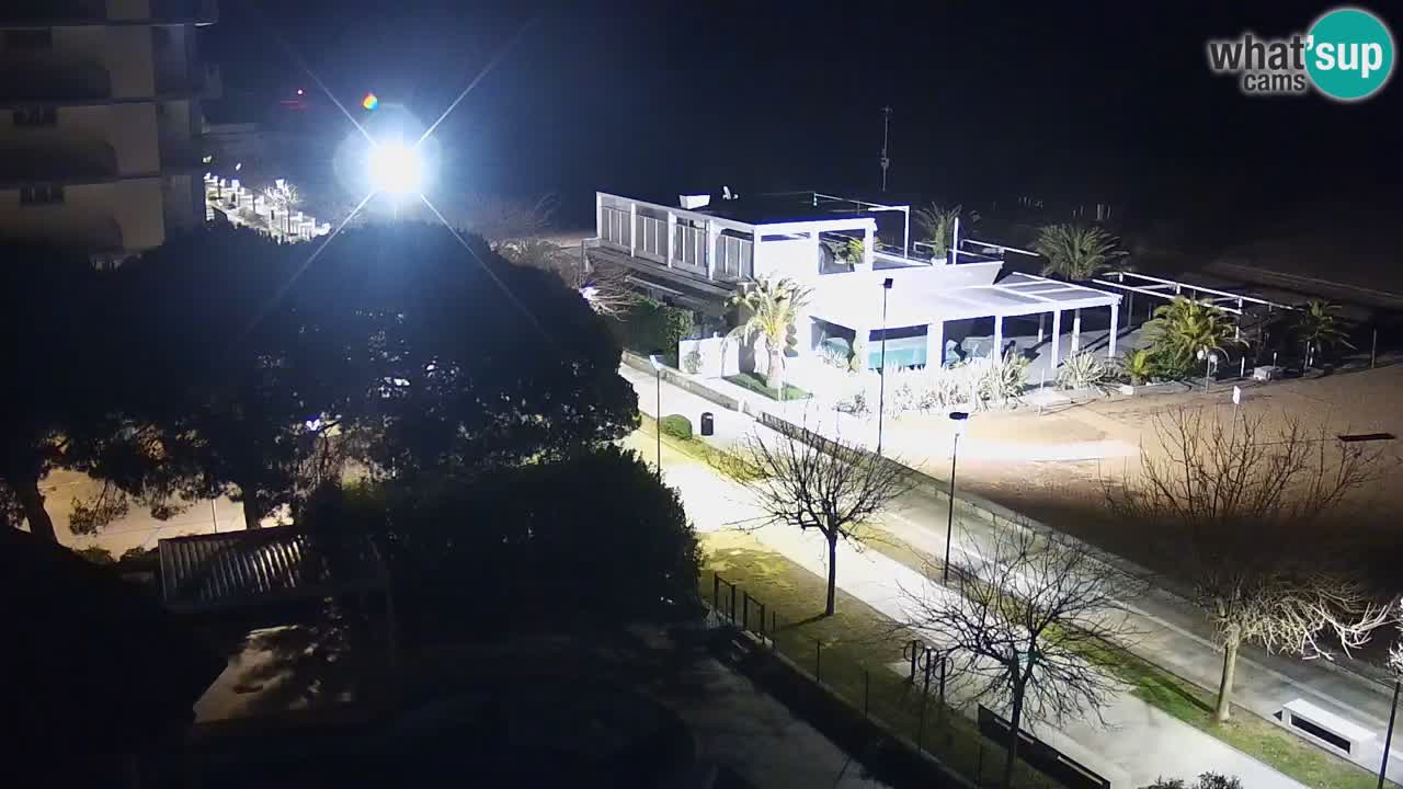 Web kamera Bibione plaža – pogled sa Ashanti ApartHotela