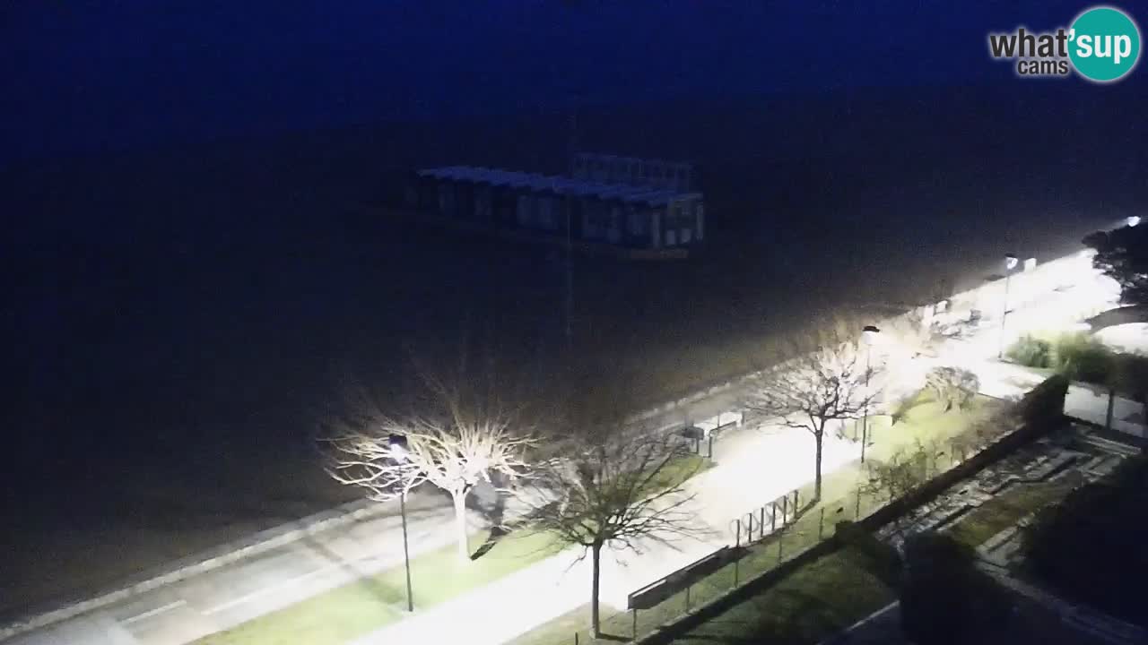 Webcam en direct plage de Bibione – vue depuis Ashanti ApartHotel