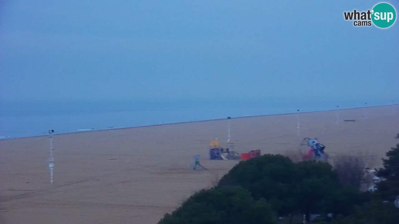 Spletna kamera Bibione plaža – pogled iz Ashanti ApartHotela