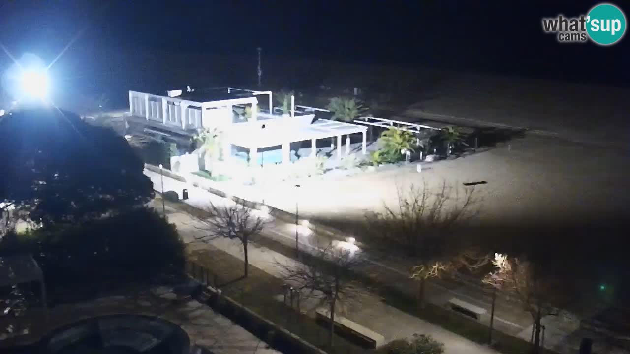 Webcam en direct plage de Bibione – vue depuis Ashanti ApartHotel