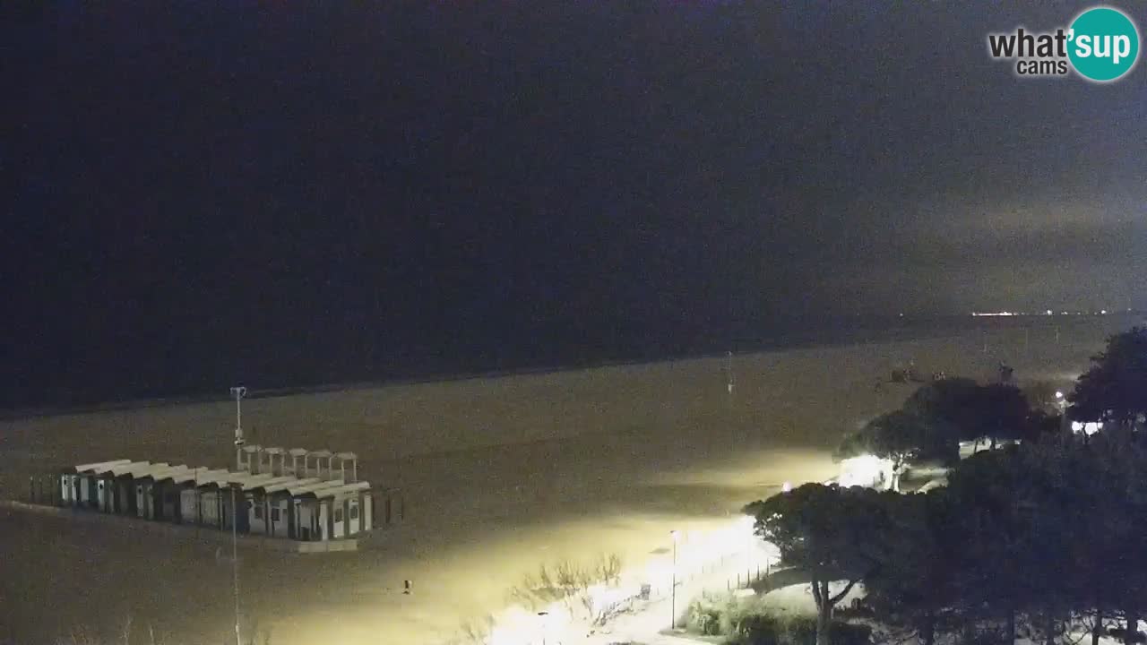 Webcam en vivo playa Bibione – vista desde Ashanti ApartHotel