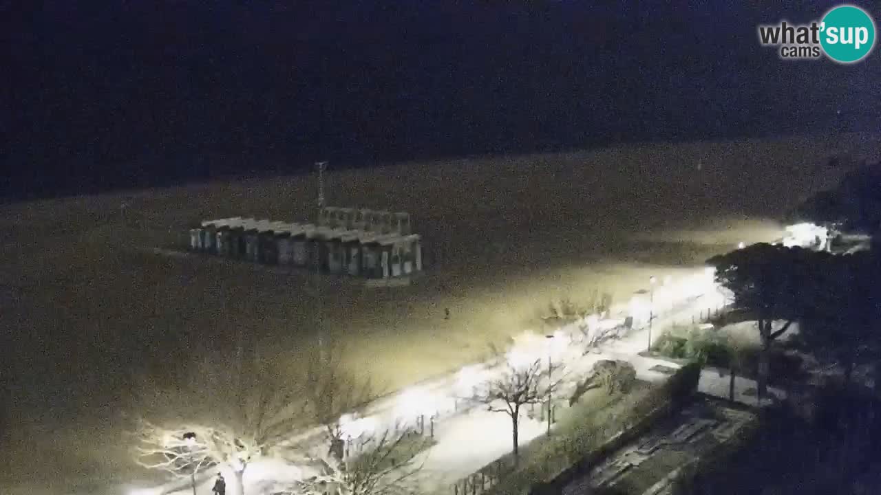 Web kamera Bibione plaža – pogled sa Ashanti ApartHotela