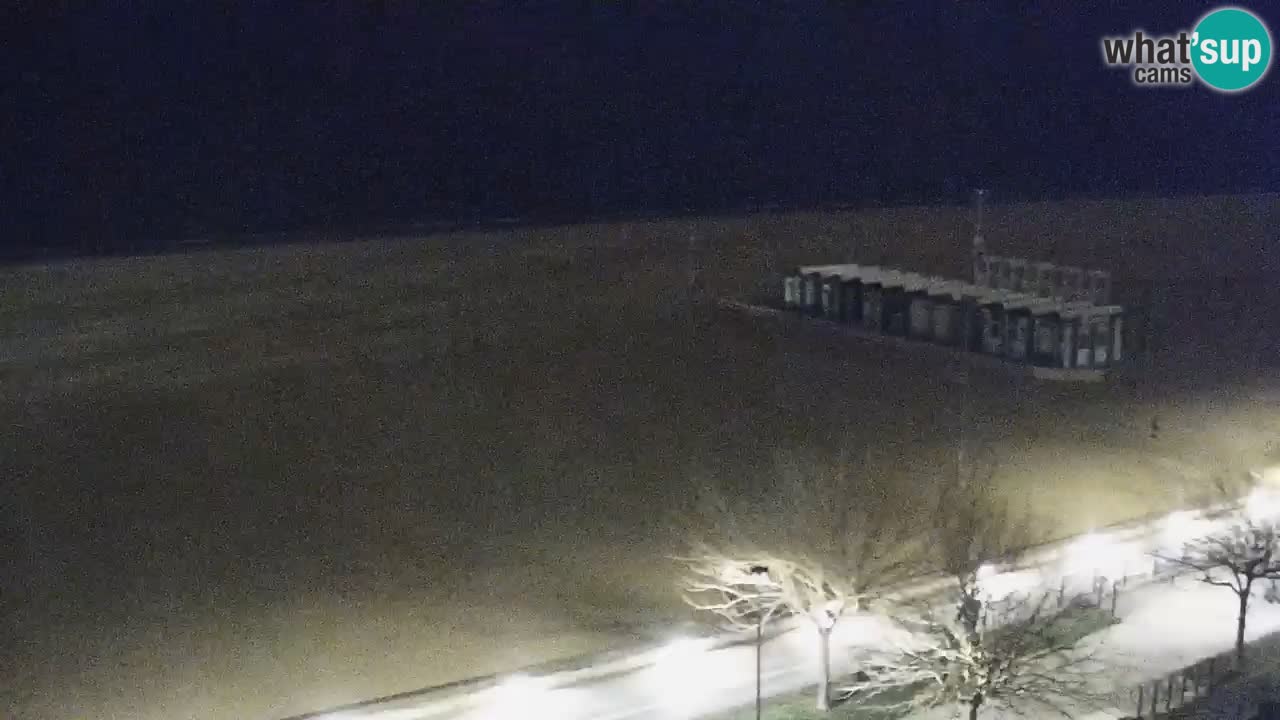 Webcam en direct plage de Bibione – vue depuis Ashanti ApartHotel