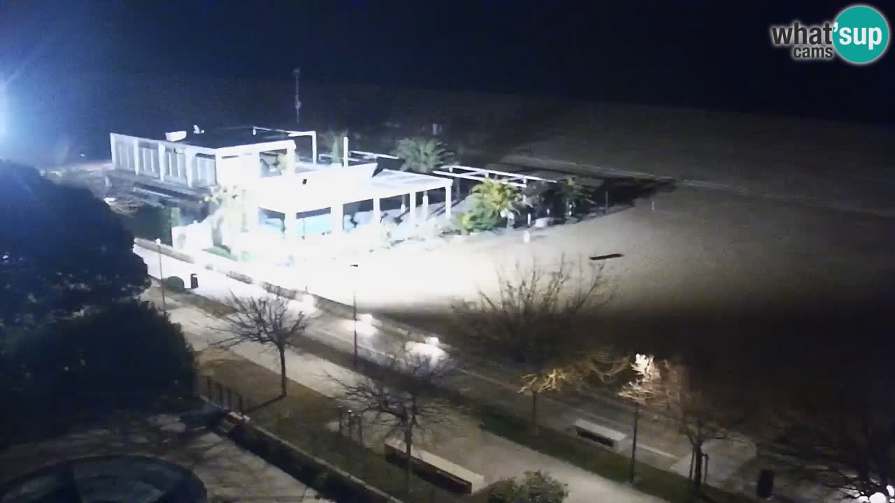 Webcam en direct plage de Bibione – vue depuis Ashanti ApartHotel