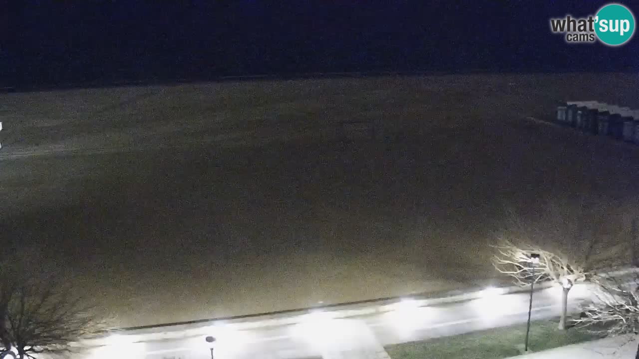 Web kamera Bibione plaža – pogled sa Ashanti ApartHotela