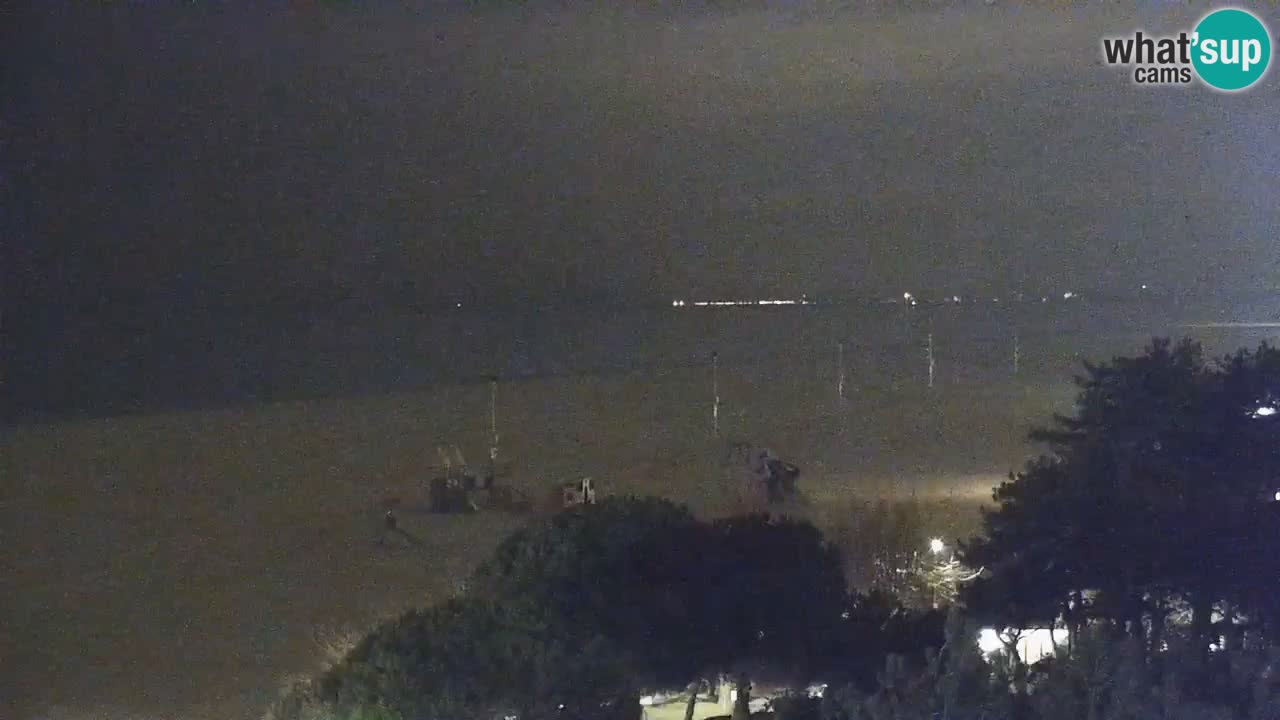 Webcam en vivo playa Bibione – vista desde Ashanti ApartHotel