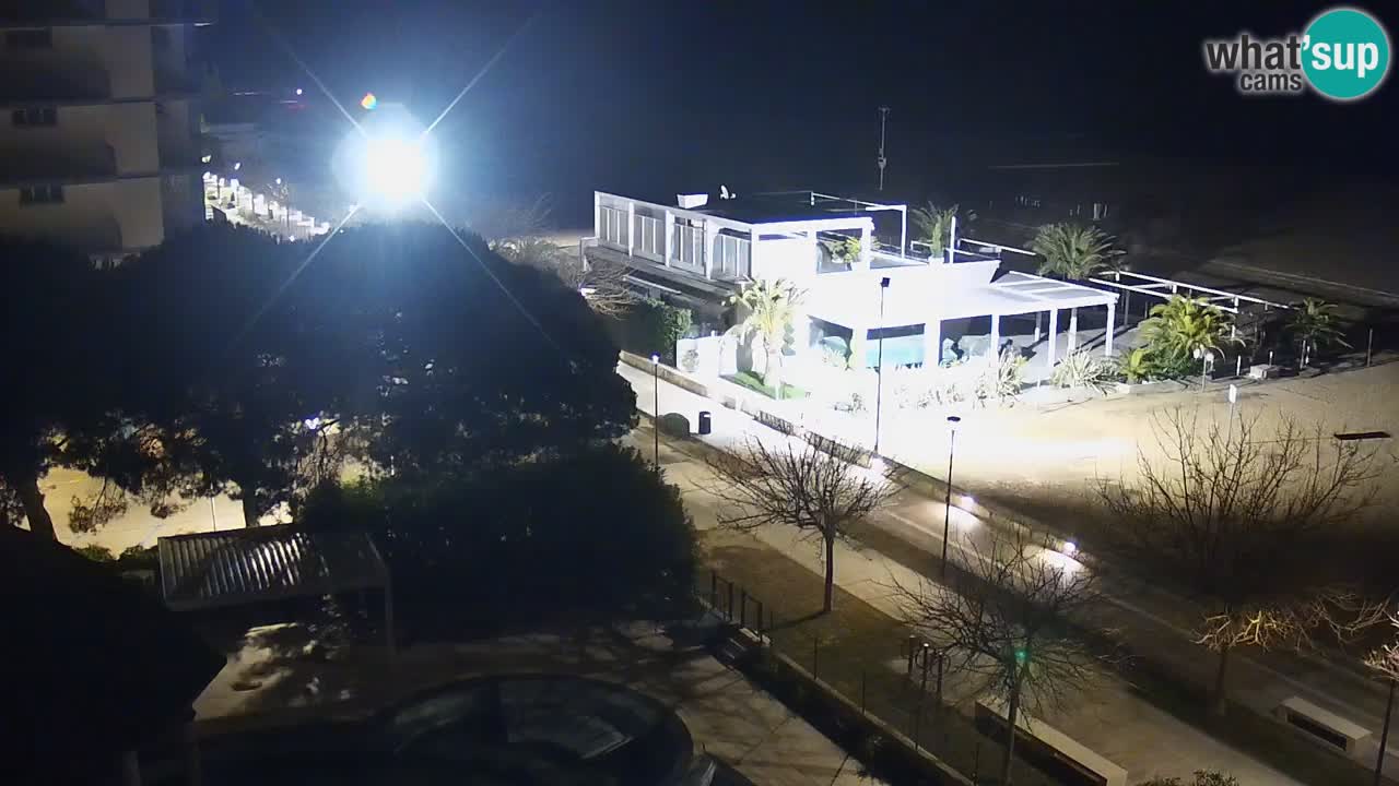 Webcam en direct plage de Bibione – vue depuis Ashanti ApartHotel