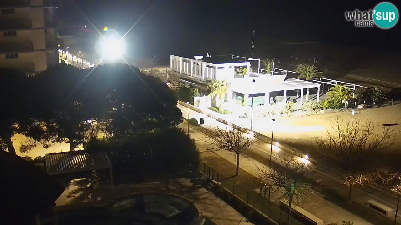 Web kamera Bibione plaža – pogled sa Ashanti ApartHotela