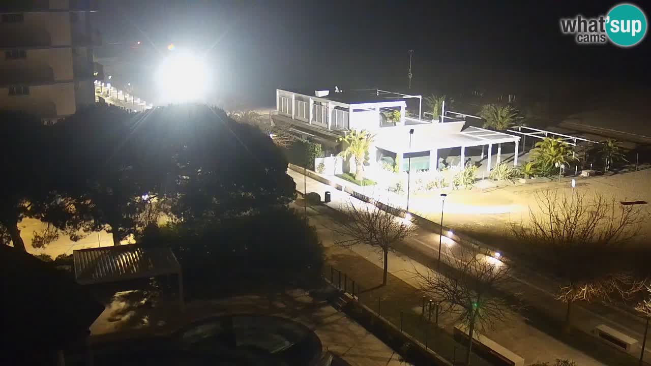 Web kamera Bibione plaža – pogled sa Ashanti ApartHotela