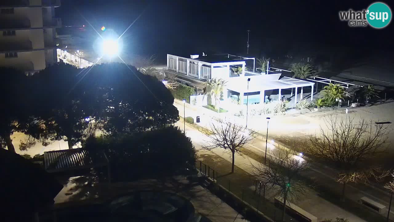 Webcam en direct plage de Bibione – vue depuis Ashanti ApartHotel