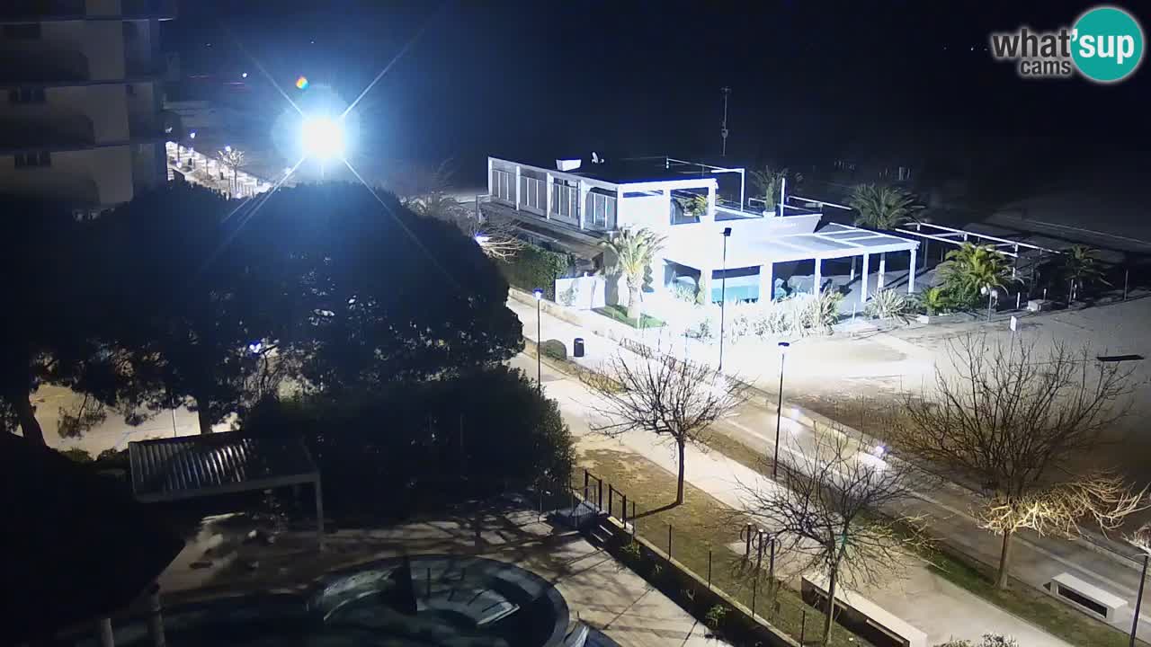 Webcam en vivo playa Bibione – vista desde Ashanti ApartHotel