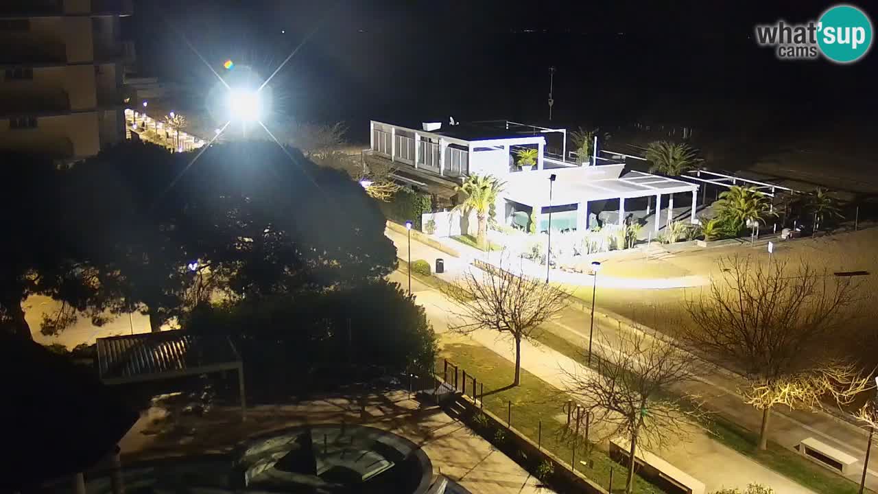 Webcam en direct plage de Bibione – vue depuis Ashanti ApartHotel