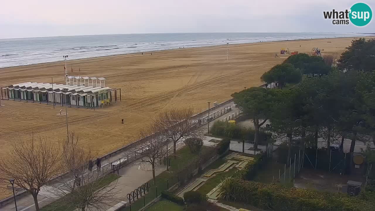 Webcam en vivo playa Bibione – vista desde Ashanti ApartHotel
