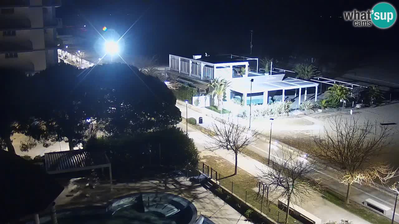 Webcam en vivo playa Bibione – vista desde Ashanti ApartHotel