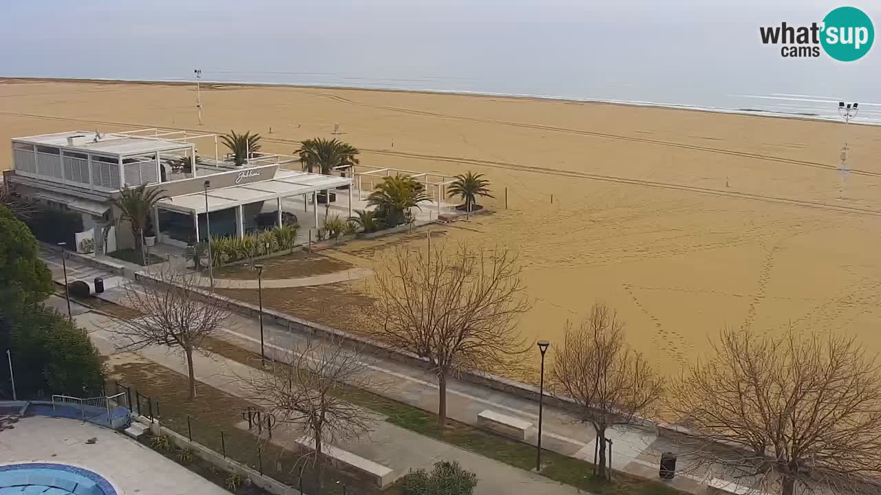 Webcam en direct plage de Bibione – vue depuis Ashanti ApartHotel