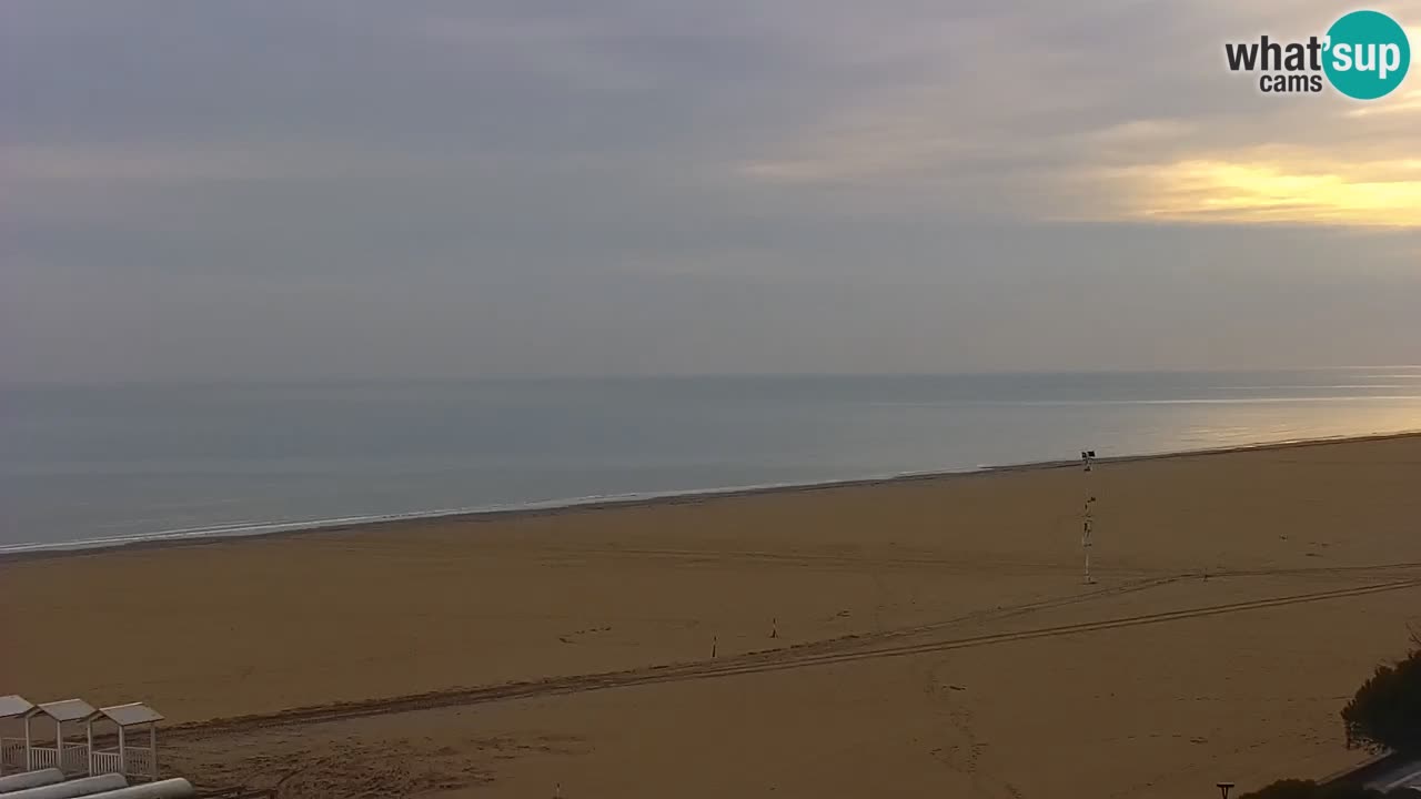 Webcam en direct plage de Bibione – vue depuis Ashanti ApartHotel