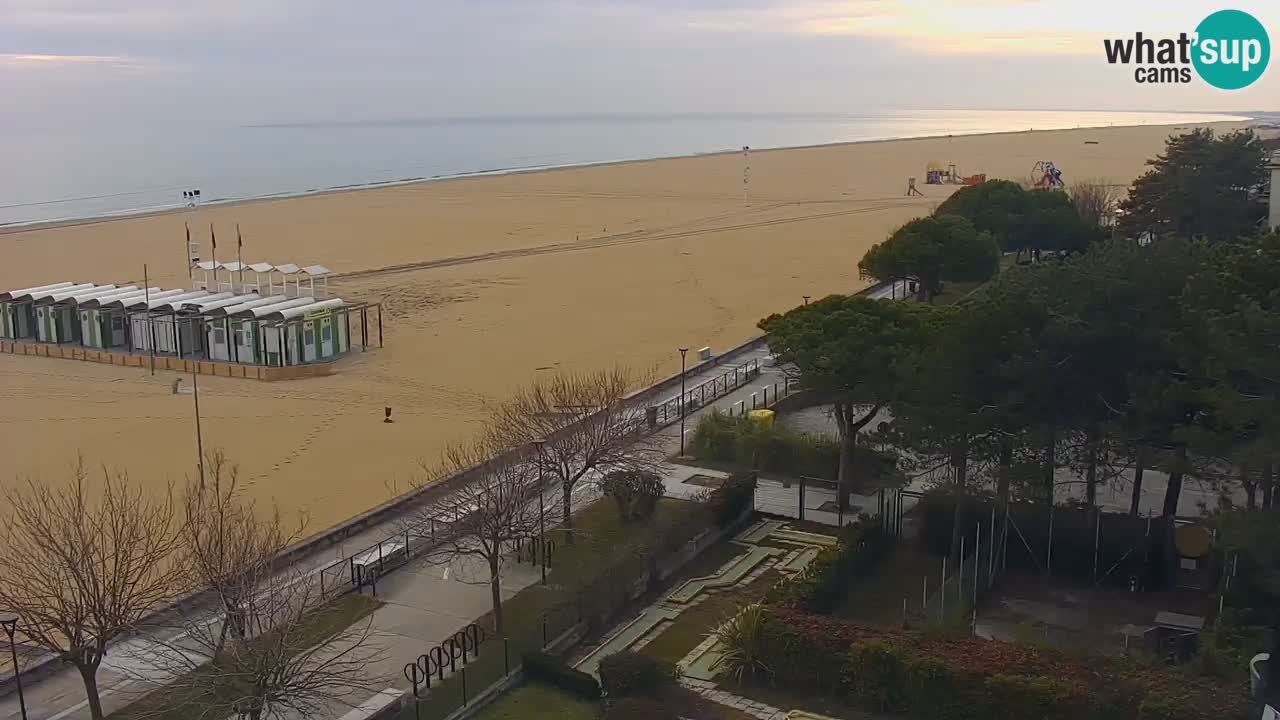 Webcam en direct plage de Bibione – vue depuis Ashanti ApartHotel