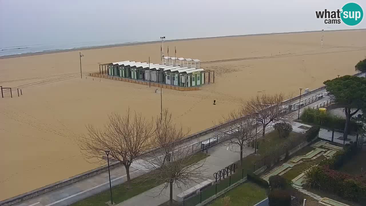Webcam en vivo playa Bibione – vista desde Ashanti ApartHotel