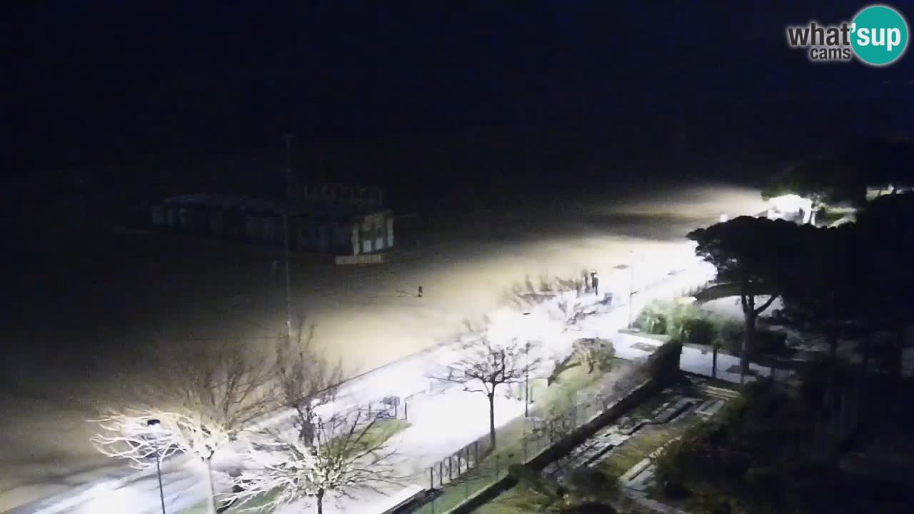 Webcam en direct plage de Bibione – vue depuis Ashanti ApartHotel