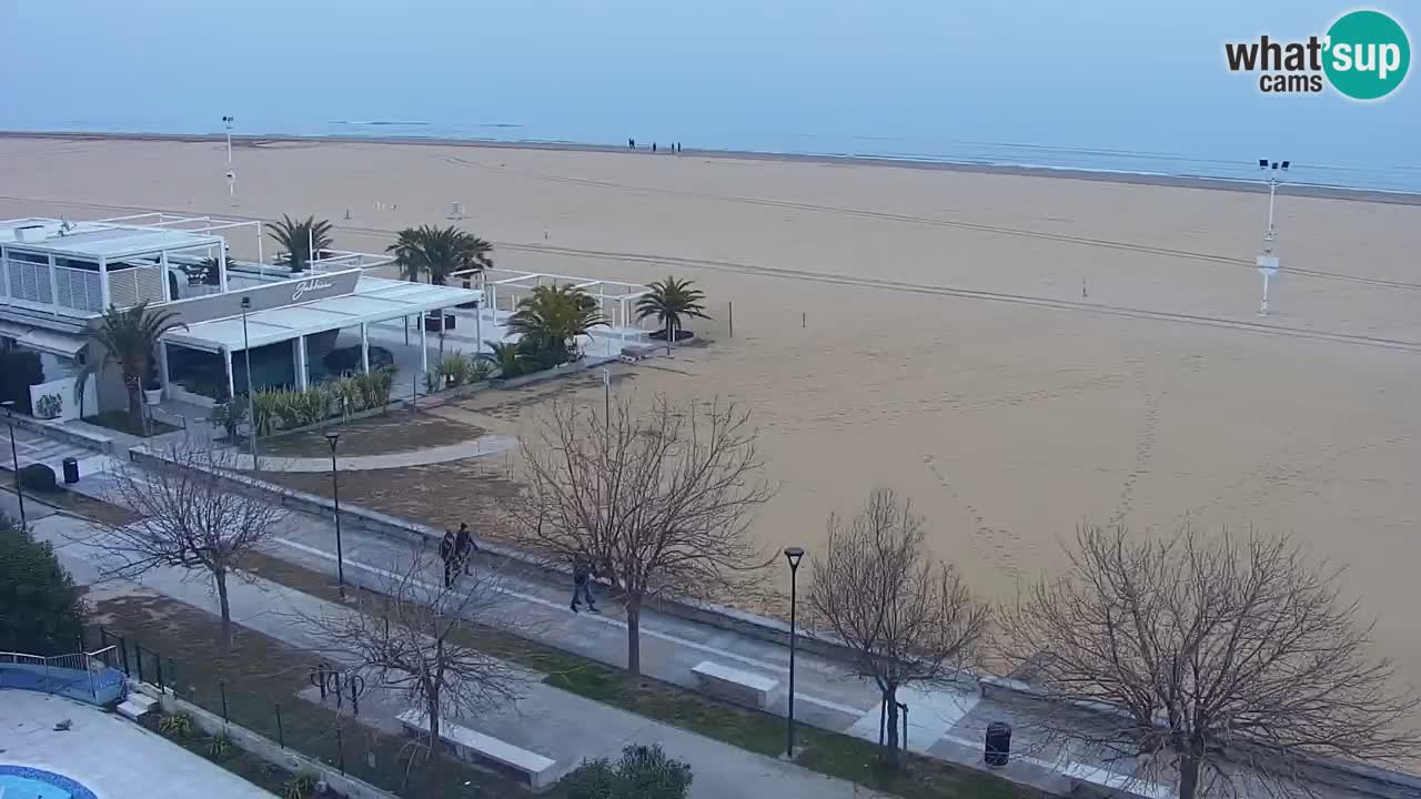 Webcam en direct plage de Bibione – vue depuis Ashanti ApartHotel