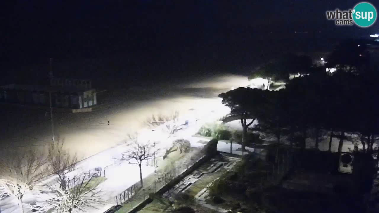Webcam en direct plage de Bibione – vue depuis Ashanti ApartHotel