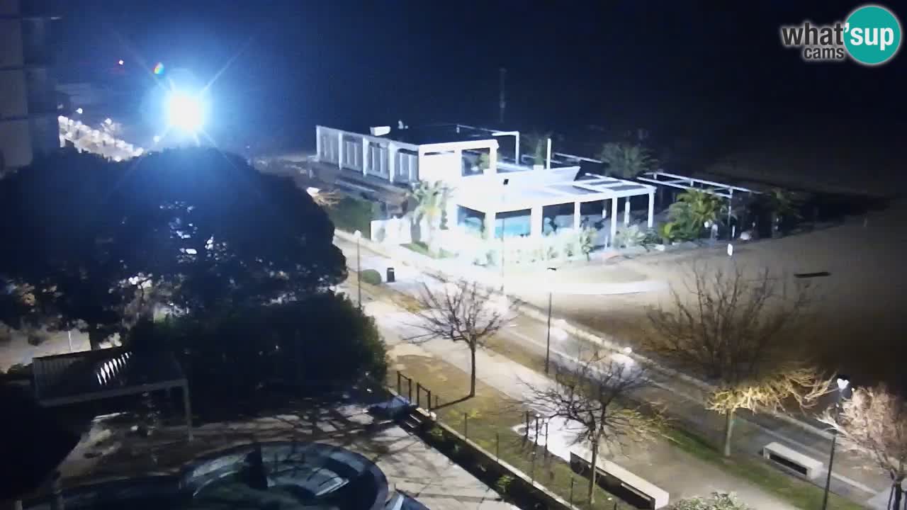Webcam en vivo playa Bibione – vista desde Ashanti ApartHotel