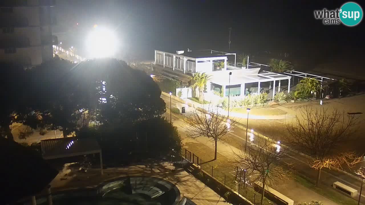 Webcam en vivo playa Bibione – vista desde Ashanti ApartHotel