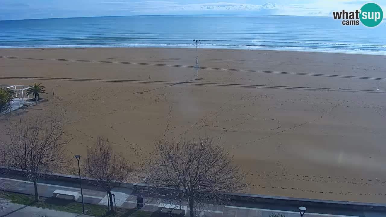 Web kamera Bibione plaža – pogled sa Ashanti ApartHotela