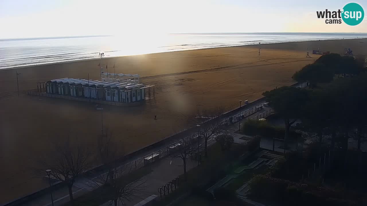 Web kamera Bibione plaža – pogled sa Ashanti ApartHotela