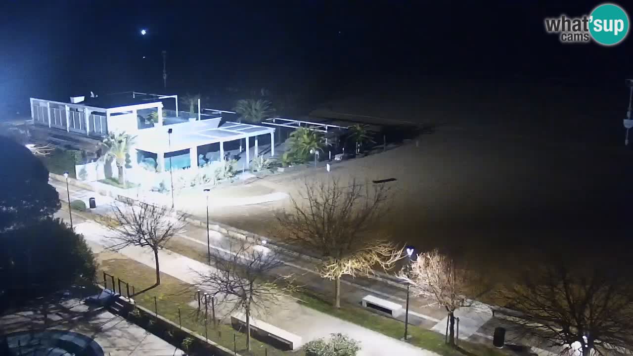 Webcam en direct plage de Bibione – vue depuis Ashanti ApartHotel