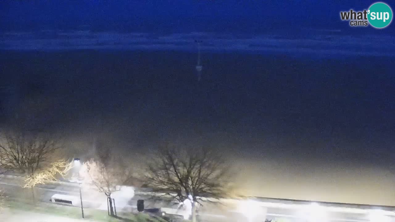 Webcam en direct plage de Bibione – vue depuis Ashanti ApartHotel