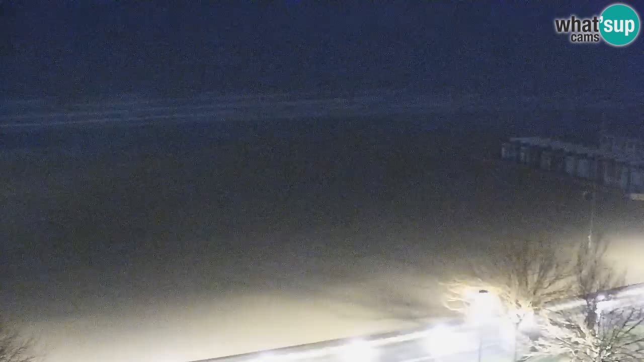 Web kamera Bibione plaža – pogled sa Ashanti ApartHotela